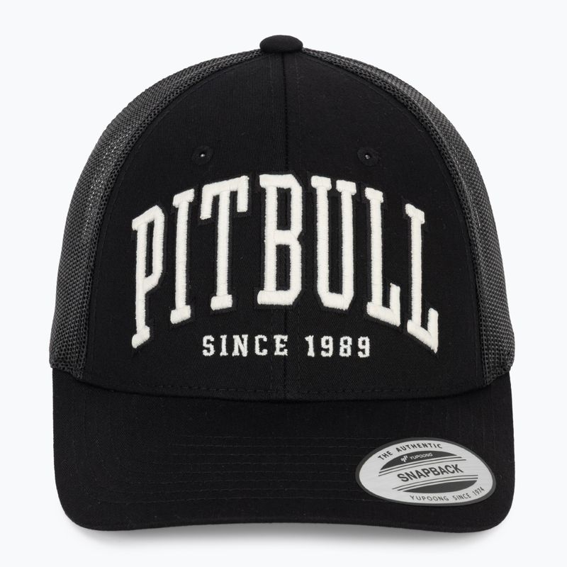Férfi ellenzős sapka Pitbull Mesh "Pitbull Norton" Trucker Low Profile black/black 2