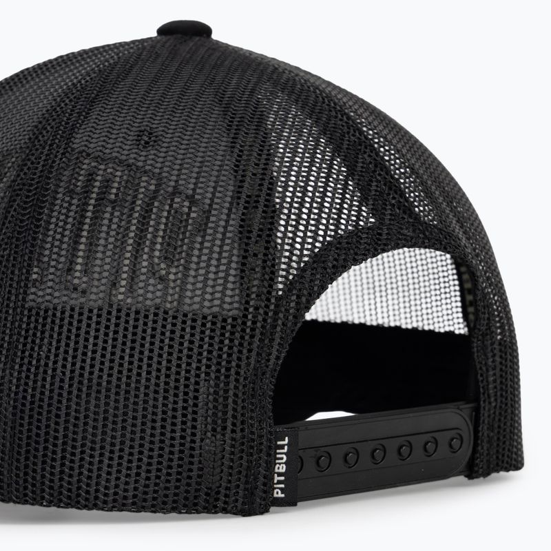 Férfi ellenzős sapka Pitbull Mesh "Pitbull Norton" Trucker Low Profile black/black 4