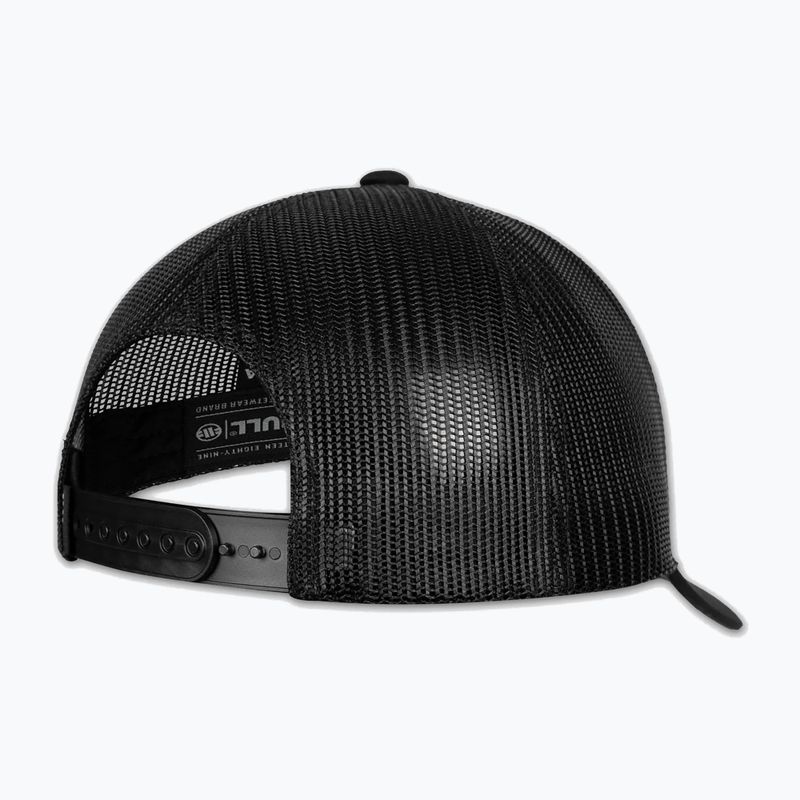 Férfi ellenzős sapka Pitbull Mesh "Pitbull Norton" Trucker Low Profile black/black 2