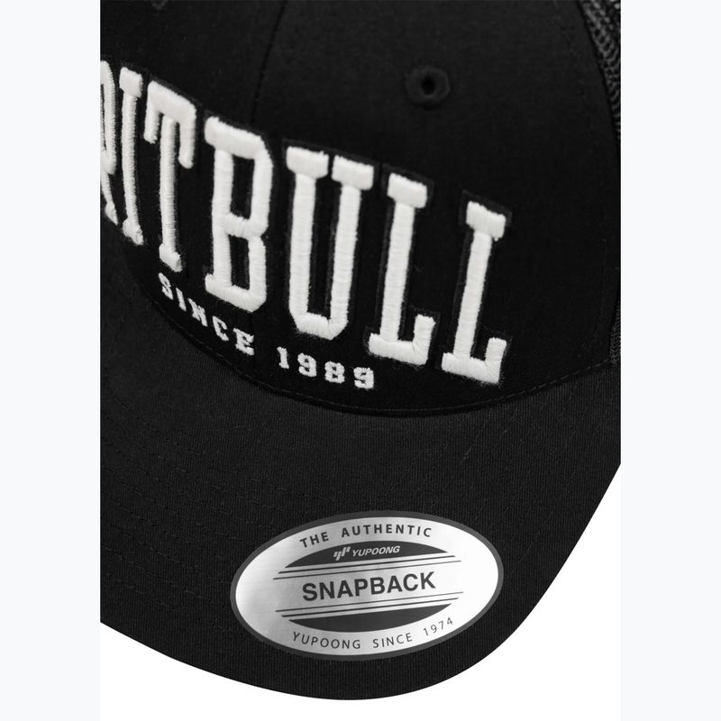 Férfi ellenzős sapka Pitbull Mesh "Pitbull Norton" Trucker Low Profile black/black 4