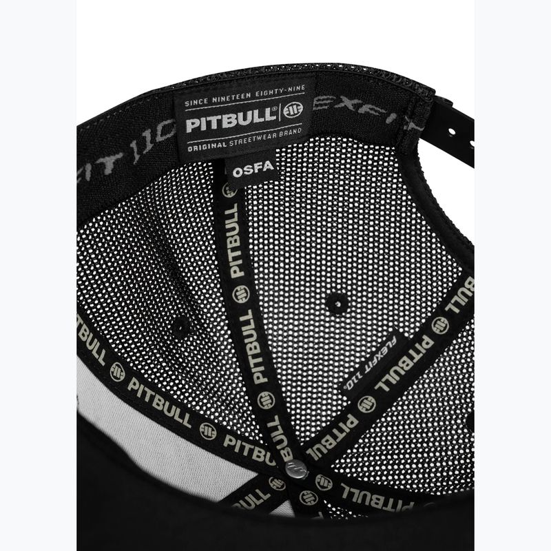Férfi ellenzős sapka Pitbull Mesh "Pitbull Norton" Trucker Low Profile black/black 5