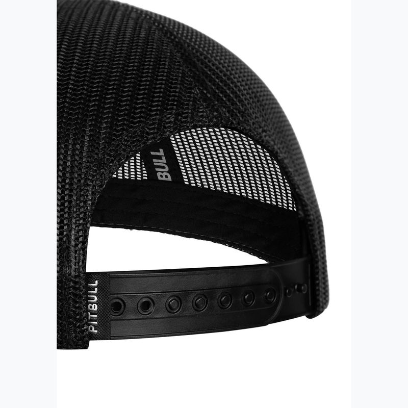 Férfi ellenzős sapka Pitbull Mesh "Pitbull Norton" Trucker Low Profile black/black 6
