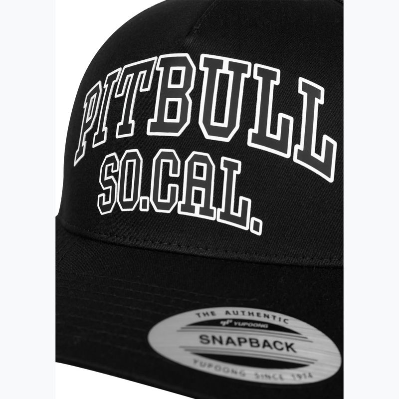 Férfi Pitbull " SO.CAL." Retro Trucker fekete/fekete/fehér baseballsapka 3