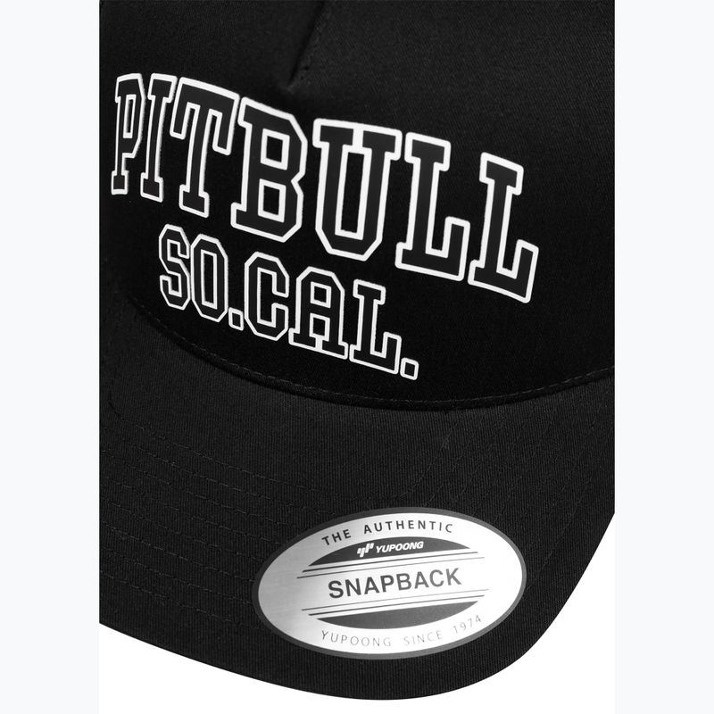 Férfi Pitbull " SO.CAL." Retro Trucker fekete/fekete/fehér baseballsapka 4