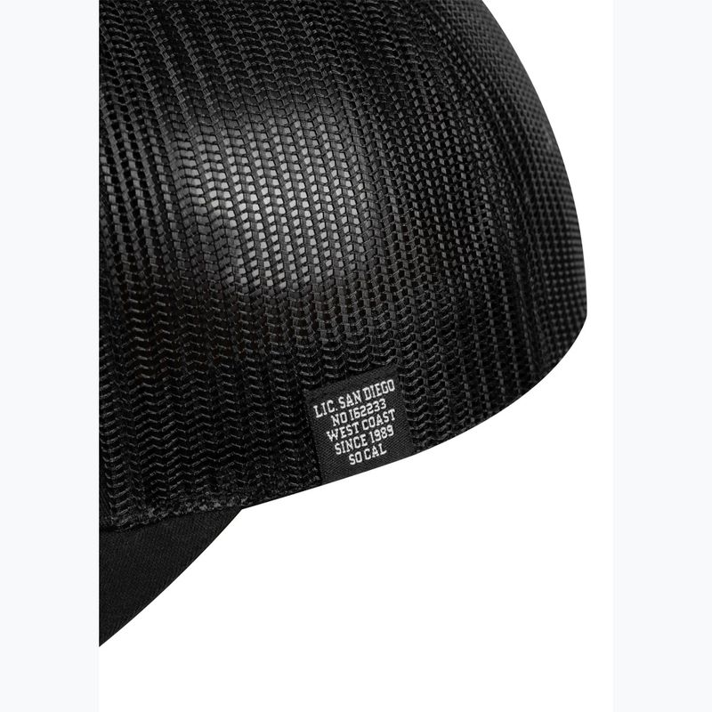 Férfi Pitbull " SO.CAL." Retro Trucker fekete/fekete/fehér baseballsapka 5
