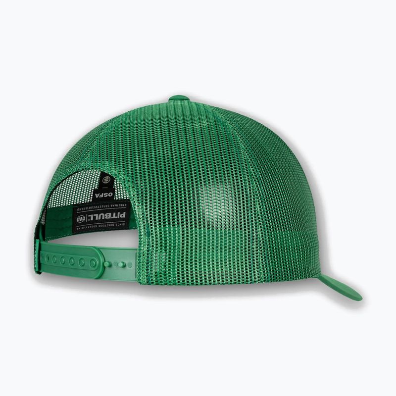 Férfi Pitbull baseballsapka "SO.CAL.” Retro Trucker zöld/fehér 2