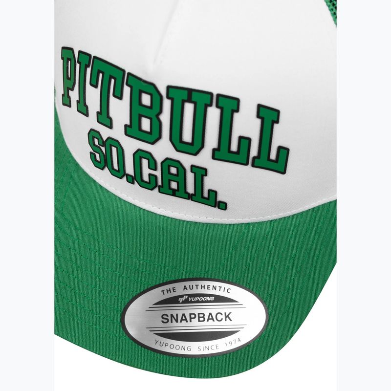 Férfi Pitbull baseballsapka "SO.CAL.” Retro Trucker zöld/fehér 4