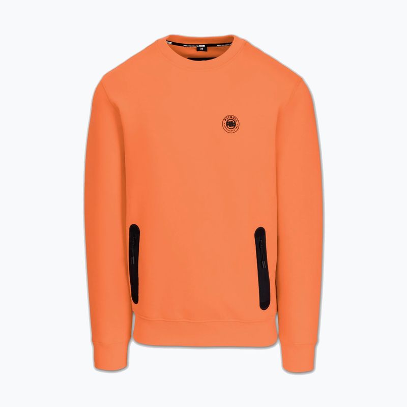Férfi pulóver Pitbull Dogwood Crewneck Sweatshirt fluo orange 4