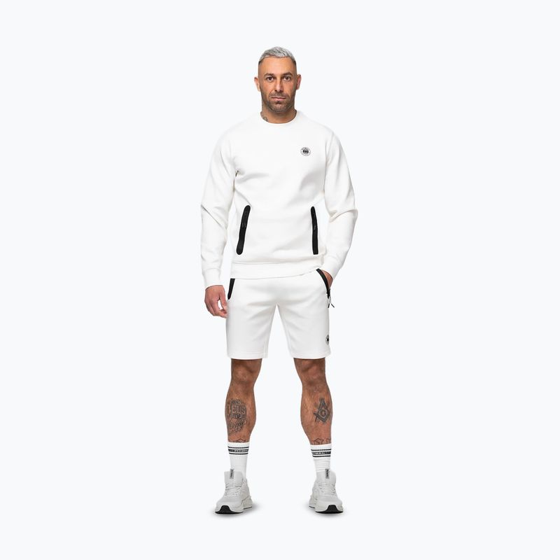 Férfi pulóver Pitbull Dogwood Crewneck Sweatshirt white 2
