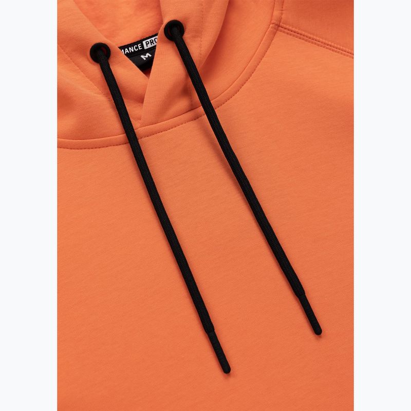 Férfi pulóver Pitbull Dogwood Hooded Sweatshirt fluo orange 6
