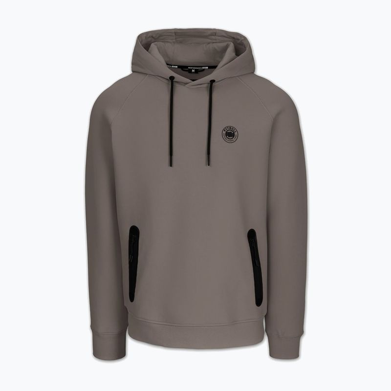 Férfi pulóver Pitbull Dogwood Hooded Sweatshirt taupe 4