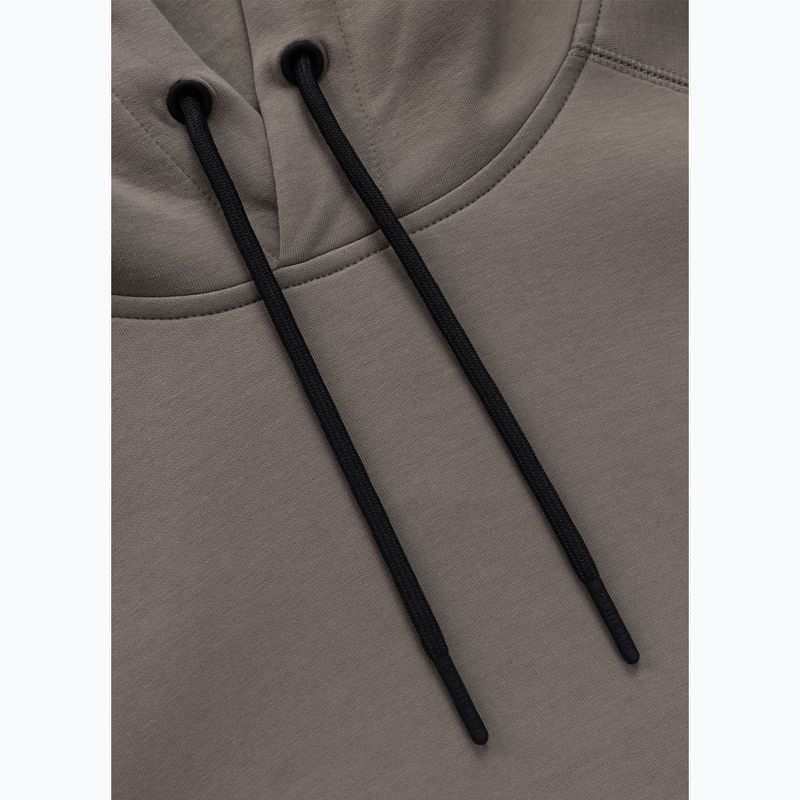 Férfi pulóver Pitbull Dogwood Hooded Sweatshirt taupe 6