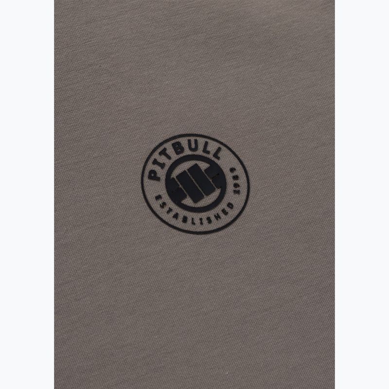 Férfi pulóver Pitbull Dogwood Hooded Sweatshirt taupe 8