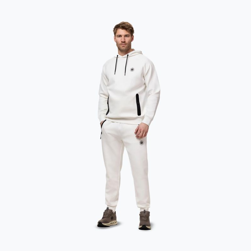 Férfi pulóver Pitbull Dogwood Hooded Sweatshirt off white 2