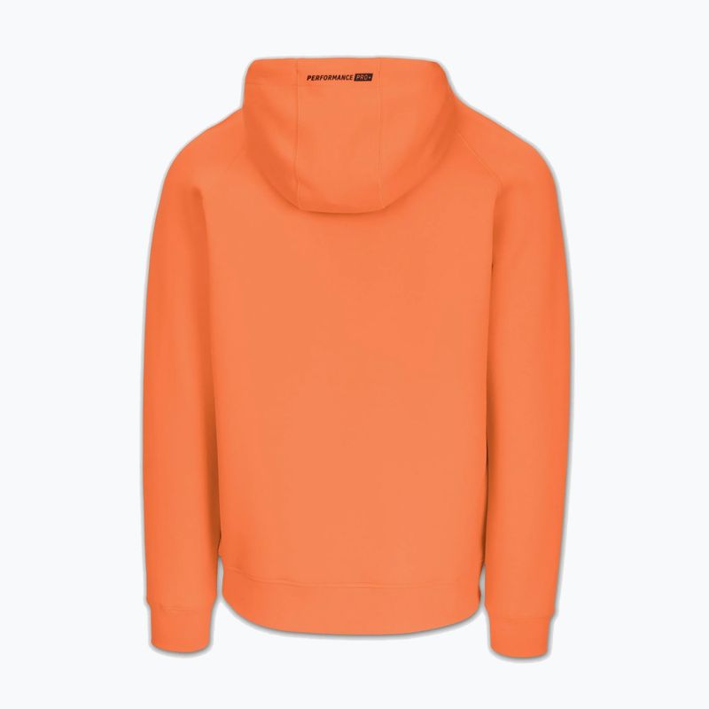 Férfi pulóver Pitbull Dogwood Hooded Zip Sweatshirt fluo orange 6