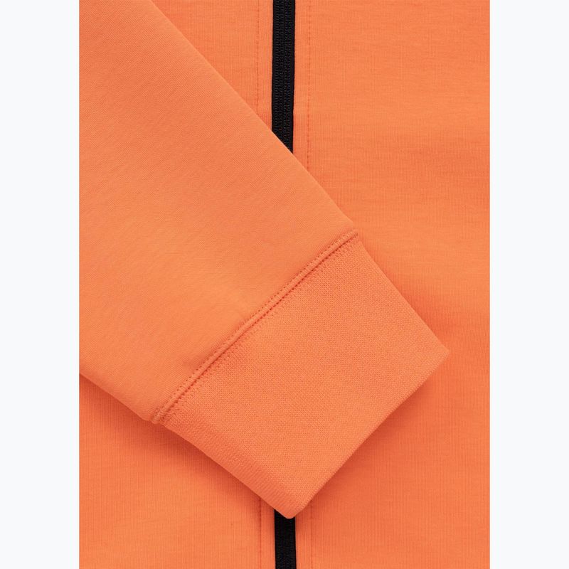Férfi pulóver Pitbull Dogwood Hooded Zip Sweatshirt fluo orange 9