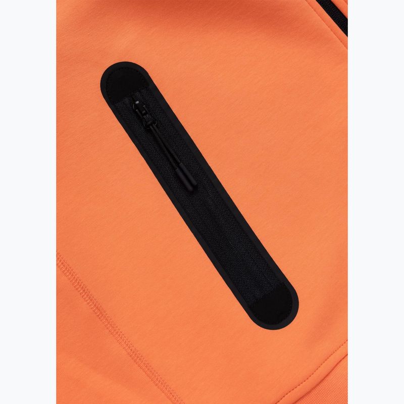 Férfi pulóver Pitbull Dogwood Hooded Zip Sweatshirt fluo orange 10
