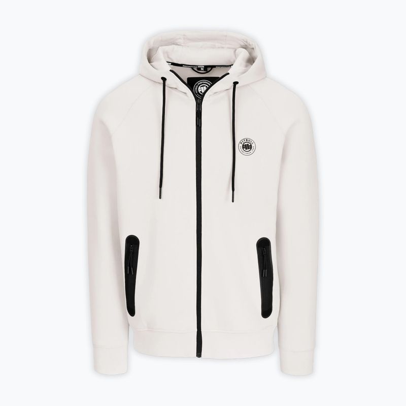 Férfi pulóver Pitbull Dogwood Hooded Zip Sweatshirt off white 6