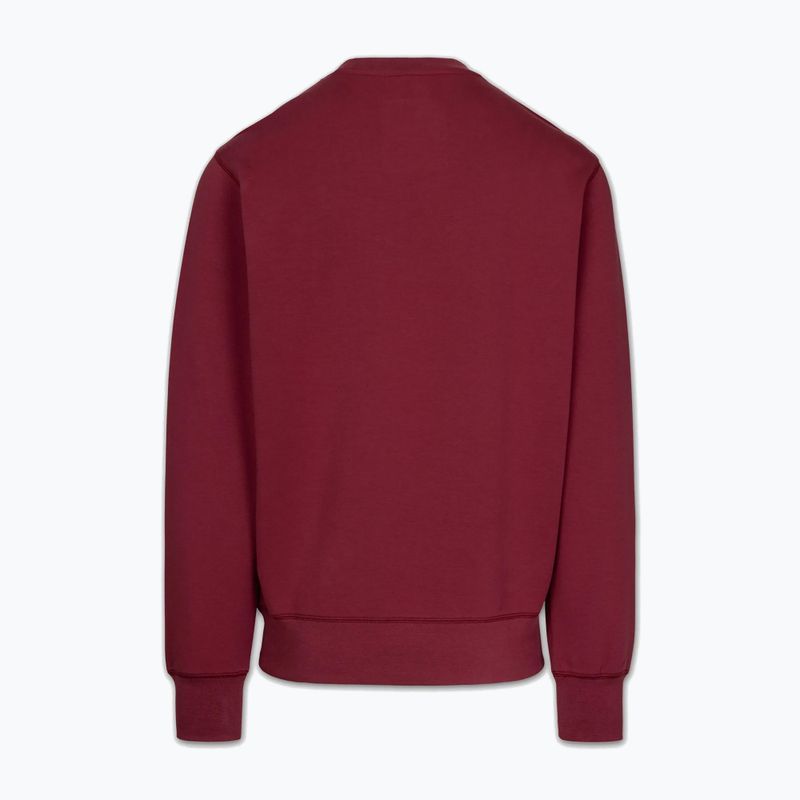 Férfi pulóver Pitbull Sampson Crewneck Sweatshirt burgundy 6