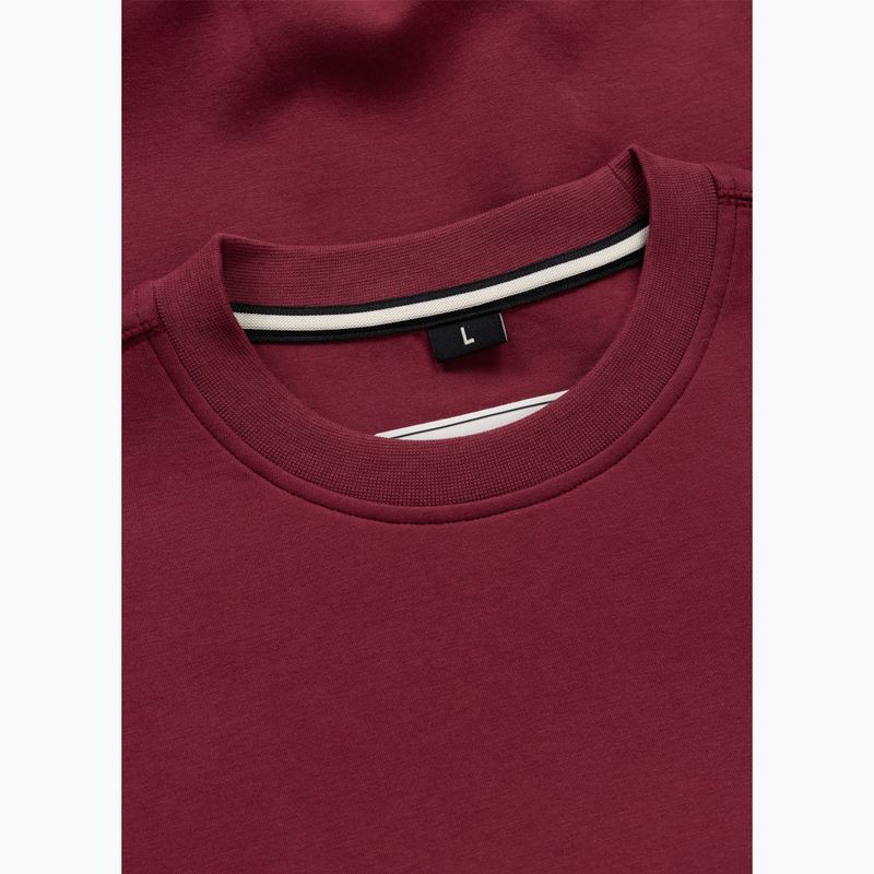 Férfi pulóver Pitbull Sampson Crewneck Sweatshirt burgundy 7