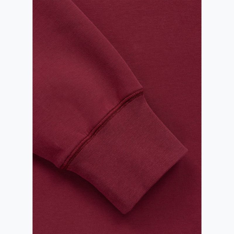 Férfi pulóver Pitbull Sampson Crewneck Sweatshirt burgundy 8