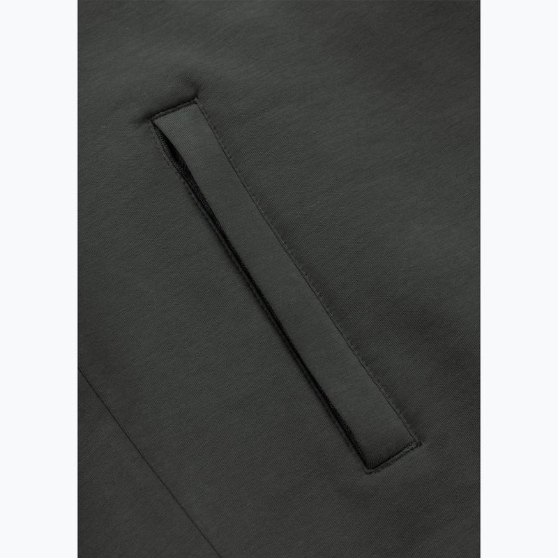 Férfi pulóver Pitbull Sampson Zip grey/green 9