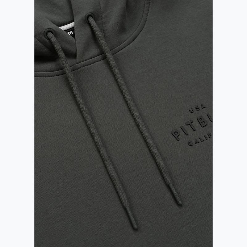 Férfi pulóver Pitbull Sampson Hooded Sweatshirt grey/green 7
