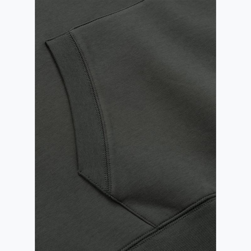 Férfi pulóver Pitbull Sampson Hooded Sweatshirt grey/green 9