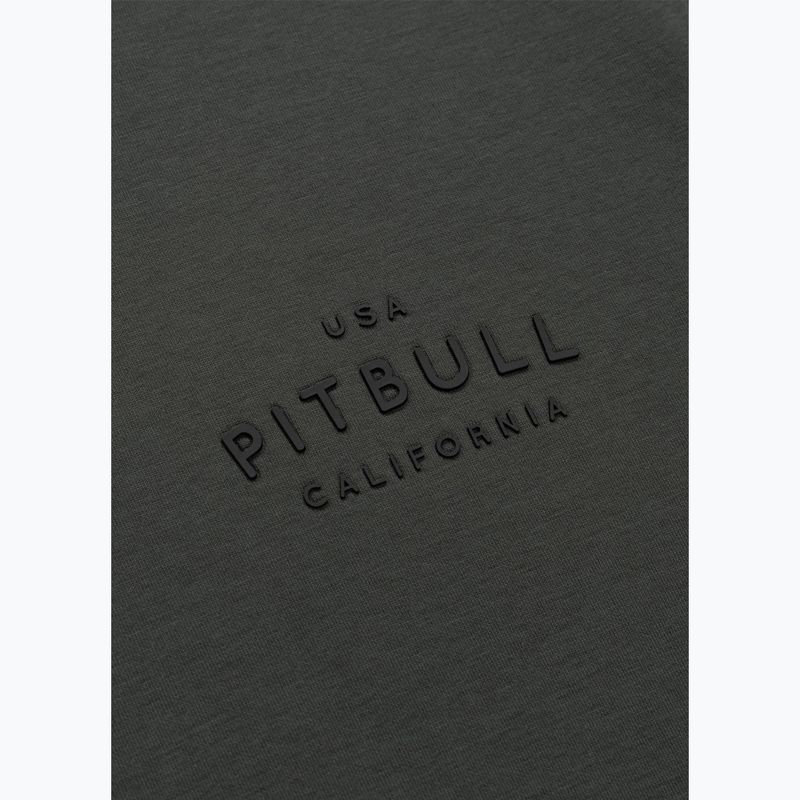 Férfi pulóver Pitbull Sampson Hooded Sweatshirt grey/green 10
