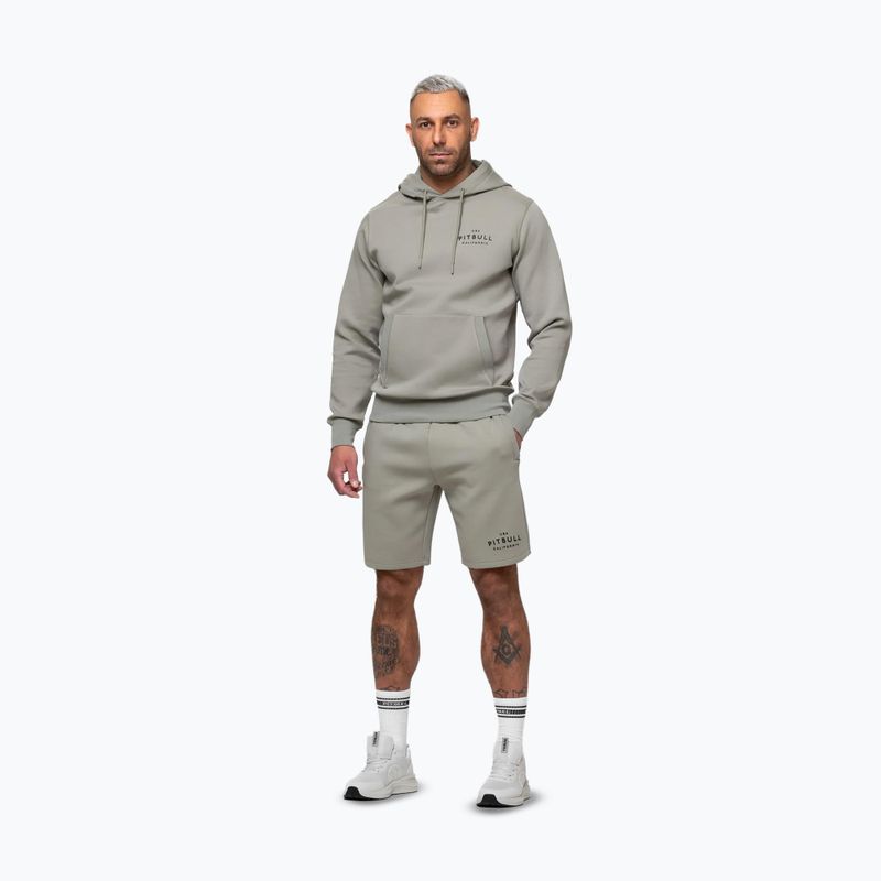 Férfi pulóver Pitbull Sampson Hooded Sweatshirt grey/harbour 4