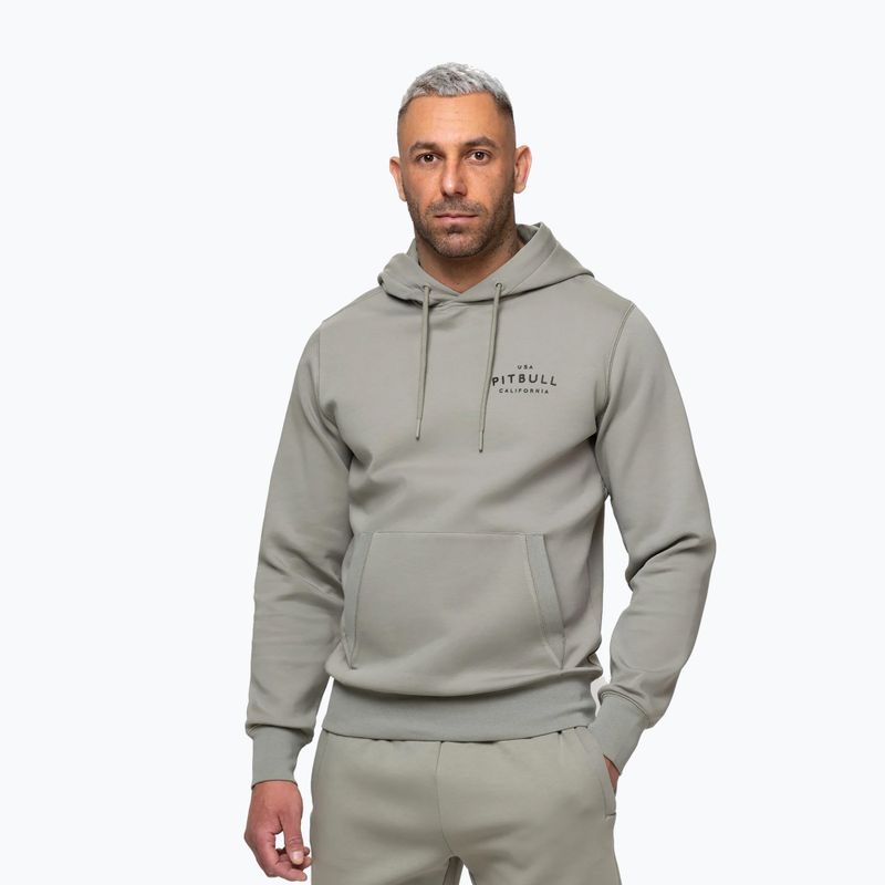 Férfi pulóver Pitbull Sampson Hooded Sweatshirt grey/harbour 5