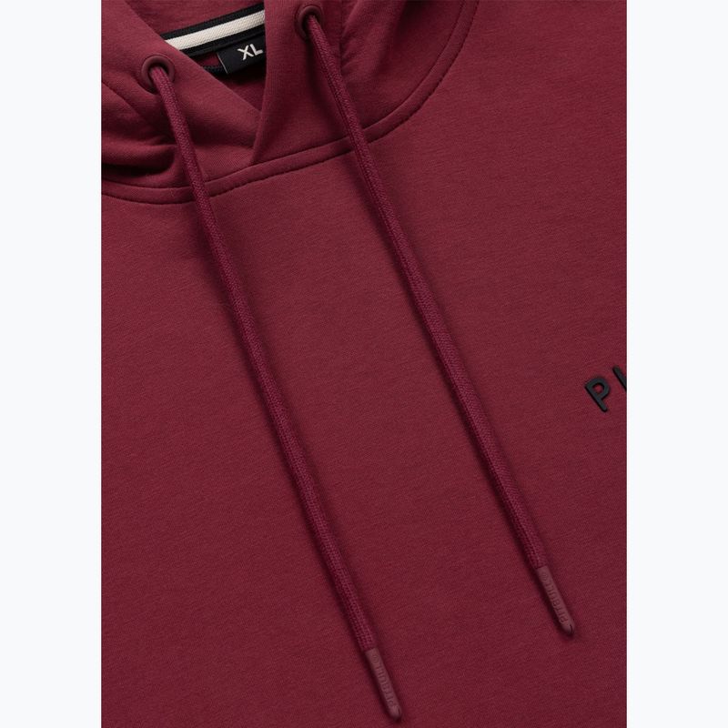 Férfi pulóver Pitbull Sampson Hooded Sweatshirt burgundy 9