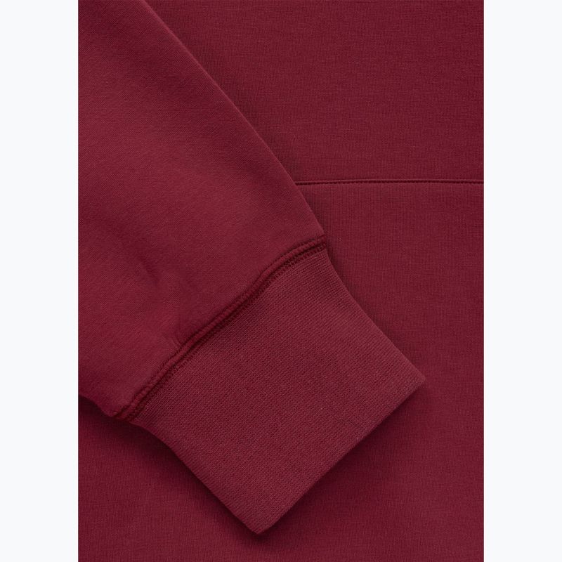 Férfi pulóver Pitbull Sampson Hooded Sweatshirt burgundy 10