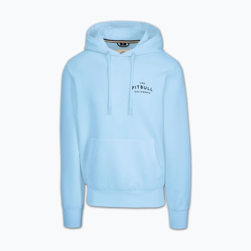 Férfi pulóver Pitbull Sampson Hooded Sweatshirt sky blue 5
