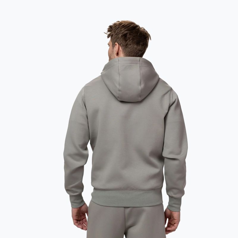 Férfi pulóver Pitbull Sampson Hooded Zip Sweatshirt grey/harbour 3