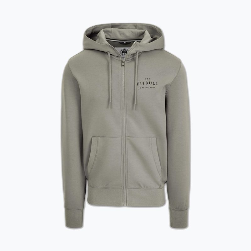 Férfi pulóver Pitbull Sampson Hooded Zip Sweatshirt grey/harbour 5