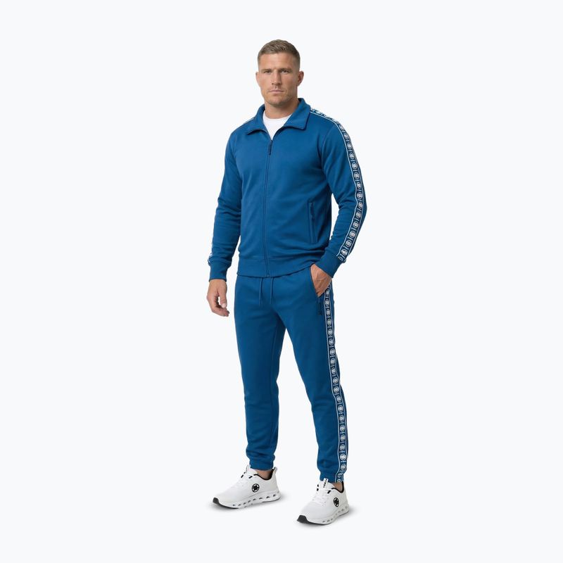 Férfi pulóver Pitbull Track Jacket Powers azure blue 2