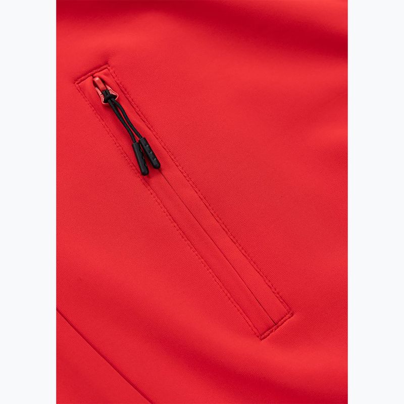 Férfi pulóver Pitbull Track Jacket Powers fluo/red 8