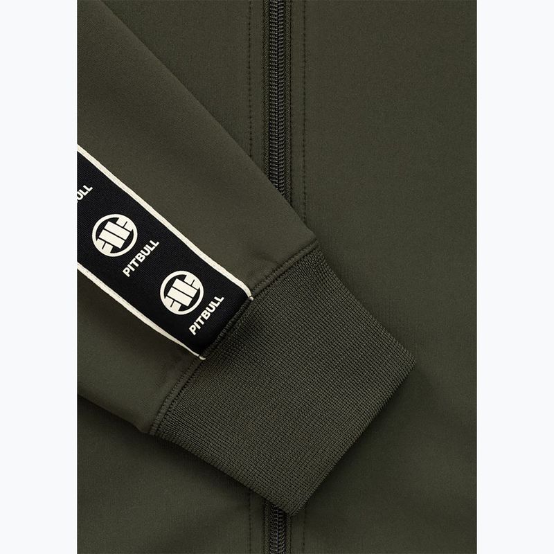 Férfi pulóver Pitbull Track Jacket Powers old green 6