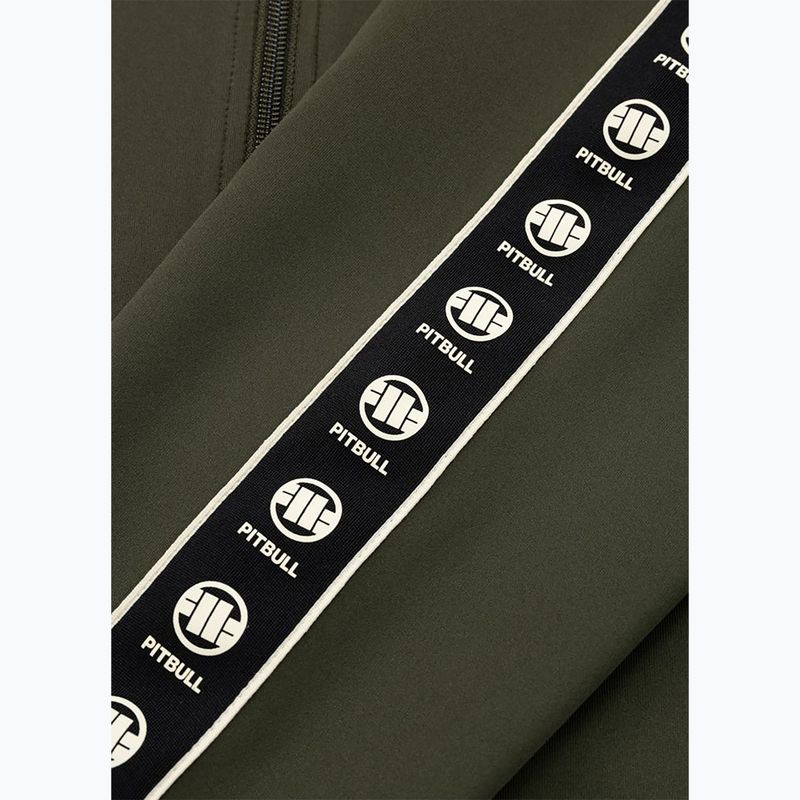 Férfi pulóver Pitbull Track Jacket Powers old green 7