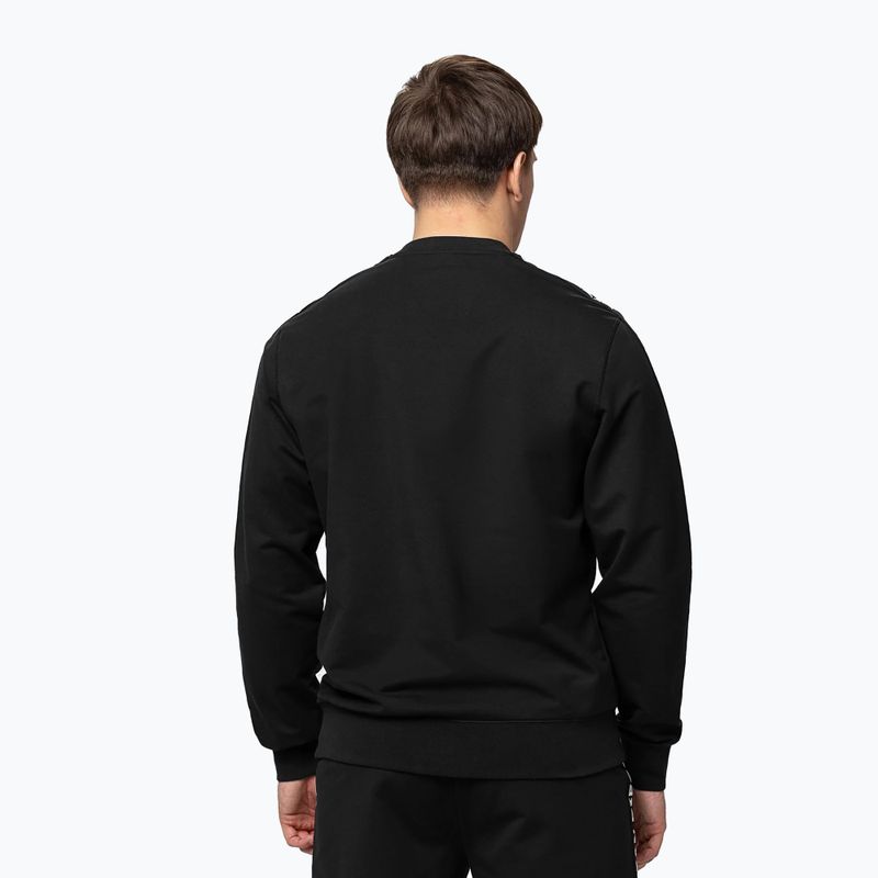 Férfi pulóver Pitbull Tape Parker Crewneck black 3