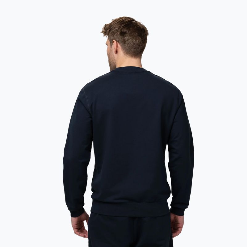 Férfi pulóver Pitbull Tape Parker Crewneck dark navy 3