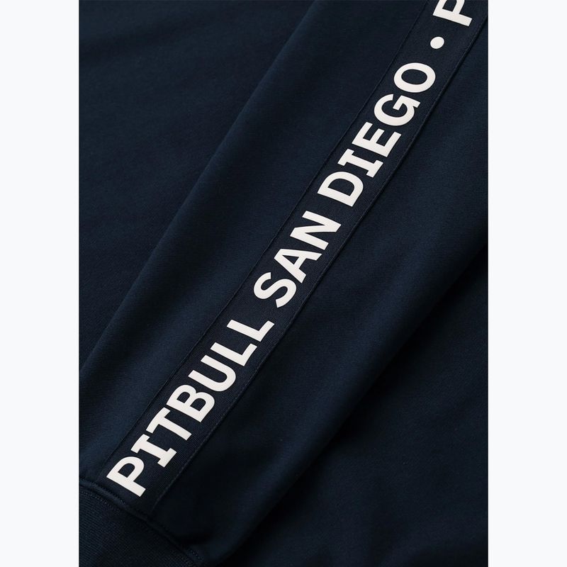 Férfi pulóver Pitbull Tape Parker Crewneck dark navy 8