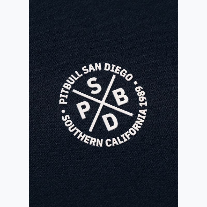 Férfi pulóver Pitbull Tape Parker Crewneck dark navy 9