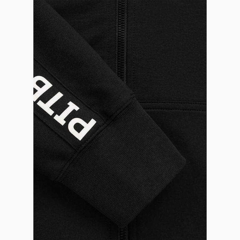 Férfi pulóver Pitbull Tape Parker Hooded Zip black 7