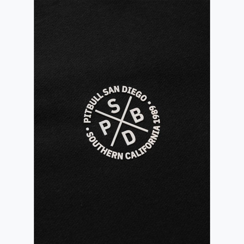 Férfi pulóver Pitbull Tape Parker Hooded Zip black 10