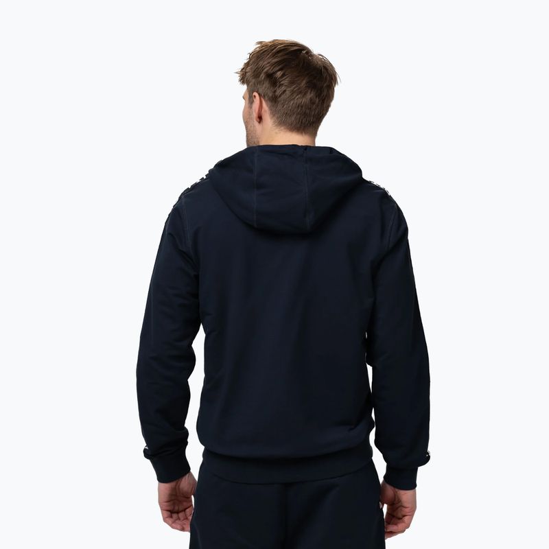 Férfi pulóver Pitbull Tape Parker Hooded Zip dark navy 3