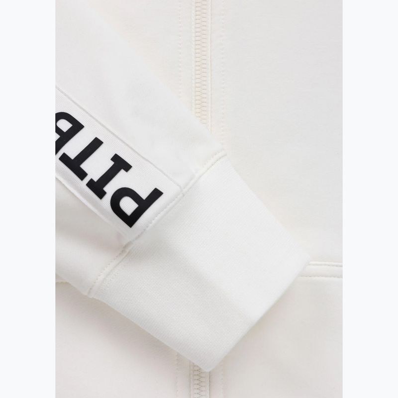 Férfi pulóver Pitbull Tape Parker Hooded Zip off white 7