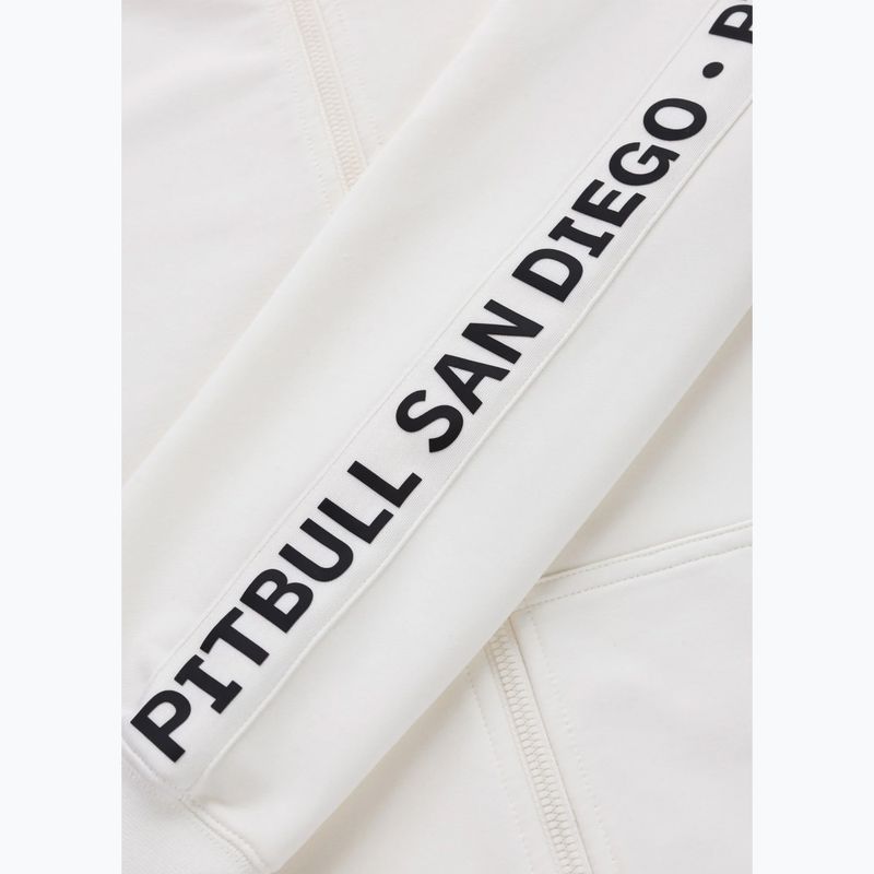Férfi pulóver Pitbull Tape Parker Hooded Zip off white 8