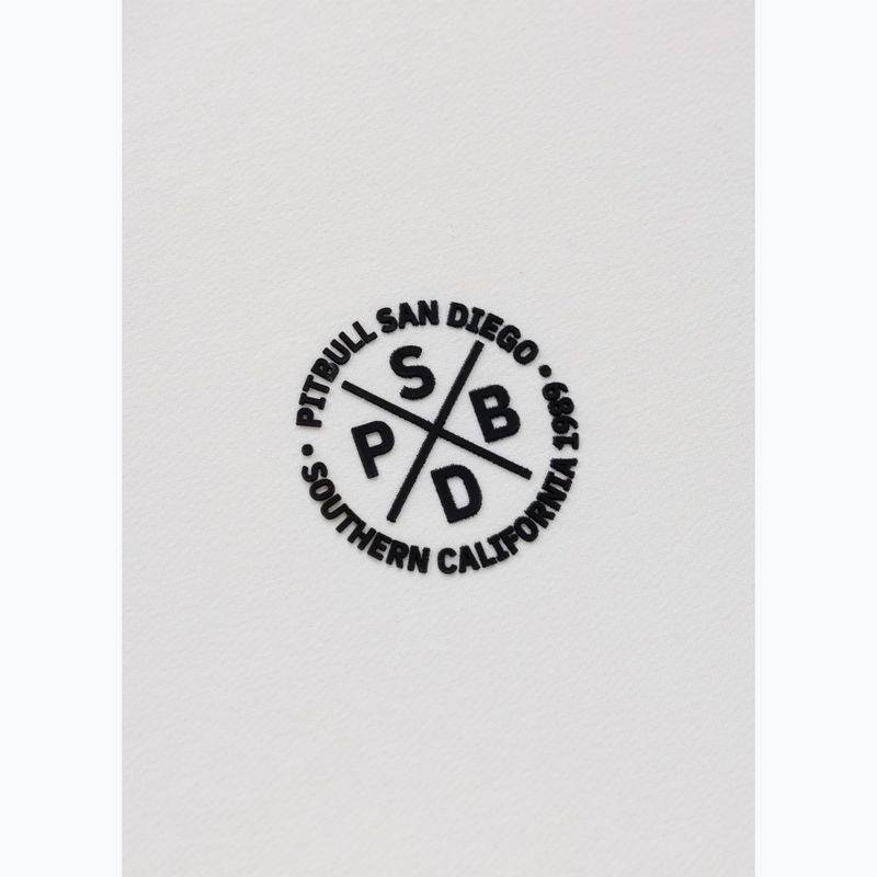 Férfi pulóver Pitbull Tape Parker Hooded Zip off white 10